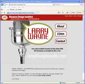 Wayne Audio Web Site Thumbnail